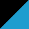Black & Cerulean Blue