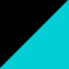 Black & Bright cyan